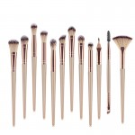 Pensule de Make-up 12 bucati Crem-Nude Profesionale MKB15 Pensule de Make-up 12 bucati Crem-Nude Profesionale MKB15